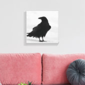 Trotse Raven Canvas Afdruk (Insitu (Woonkamer))