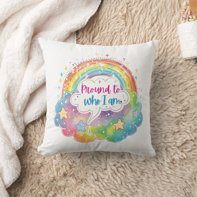 Trotse Regenboog Kunst Zelfliefde Pride Cadeau Kussen (Deken)
