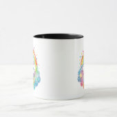 Trotse Regenboog Kunst Zelfliefde Pride Cadeau Mok (Midden)