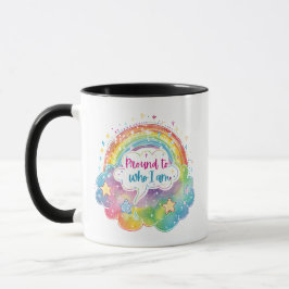 Trotse Regenboog Kunst Zelfliefde Pride Cadeau Mok