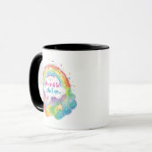 Trotse Regenboog Kunst Zelfliefde Pride Cadeau Mok (Voorkant links)