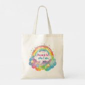 Trotse Regenboog Kunst Zelfliefde Pride Cadeau Tote Bag (Achterkant)