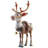 Trotse Rendier Kerst Elf Keramisch Ornament