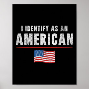 Trotse Republikeinse Amerikaanse Patriot Ik Identi Poster