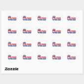 Trotse Republikeinse Olifant Hart Sticker (Vel)