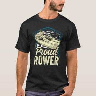 Trotse Roeier Sport Roeien Roeiteam Grappig T-shirt