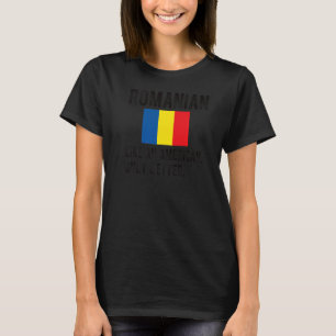 Trotse Roemeense vlag Roemenië Geboren Roemeense r T-shirt