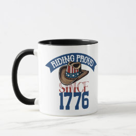 Trotse Ruiter Sinds 1776 met Sterren en Strepen Mok