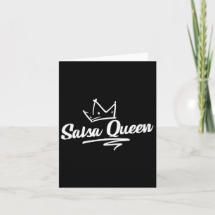 Trotse Salsa Dans Koningin Gift voor Salsa Lover V Kaart
