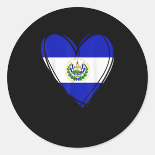 Trotse Salvadoraanse Jongen Mijn Hallo El Salvador Ronde Sticker