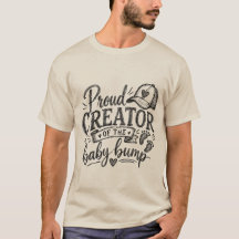 Trotse Schepper van de Baby Bump Grappige Teeshirt