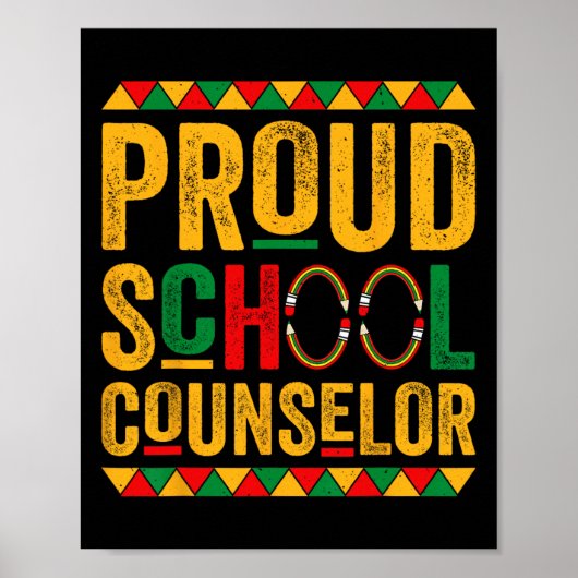 Trotse schoolbegeleider - Black History Month _1 Poster (Voorkant)