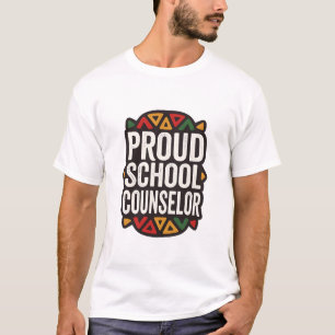 Trotse schoolbegeleider Retro Afrikaanse docent T-shirt