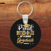 Trotse Schoonbroer Van Afgestudeerde Awesome Fami Sleutelhanger (Voorkant)