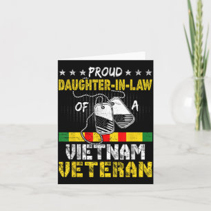 Trotse schoondochter van een Vietnam-veteraan vade Kaart