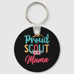 Trotse Scout Mama Gelukkige Moederdag Kamperen Sco Sleutelhanger