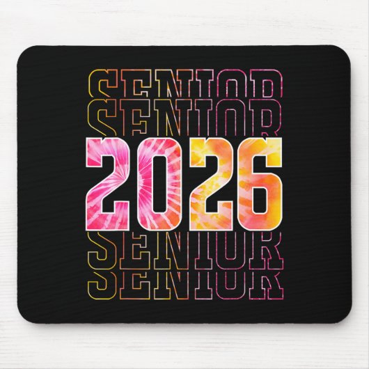 Trotse senior 2026 middelbare school afstuderen ma muismat (Voorkant)