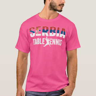 Trotse Servische tafeltennis fans Jersey Servische T-shirt