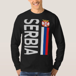 Trotse Servische Vlag Servië Dag Servische Roots T-shirt