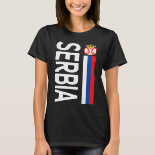 Trotse Servische Vlag Servië Dag Servische Roots T-shirt