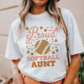 Trotse softbal tante t-shirt