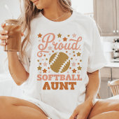 Trotse softbal tante t-shirt