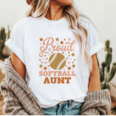Trotse Softball Tante T-shirt