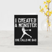 Trotse Softll Papa - Ik Heb Een Monster Gemaakt Da Kaart (Gele Bloem)