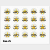 Trotse Sommelier Ronde Sticker (Vel)