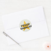 Trotse Sommelier Ronde Sticker (Envelop)