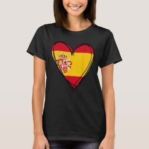 Trotse Spaanse Jongen Meisje Tante Vader Moeder Sp T-shirt