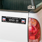 Trotse sponsor van WO III Bumpersticker (Op Truck)