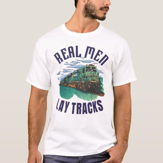 Trotse spoorlegger t-shirt (Voorkant)