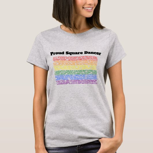 Trotse Square Dancer T-shirt (Voorkant)