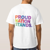Trotse staat t-shirt (Achterkant)