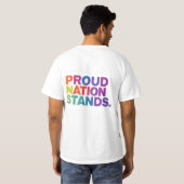 Trotse staat t-shirt (Achterkant volledig)