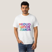 Trotse staat t-shirt (Voorkant volledig)
