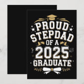 Trotse stap vader van een 2025 Afstuderen Afstuder Kaart (Voorkant / Achterkant)