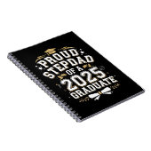 Trotse stap vader van een 2025 Afstuderen Afstuder Notitieboek (Rechterzijde)