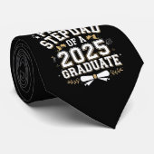 Trotse stap vader van een 2025 Afstuderen Afstuder Stropdas (Opgerold)