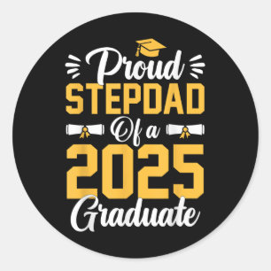 Trotse stap vader van een CL van 2025 Afstuderen s Ronde Sticker