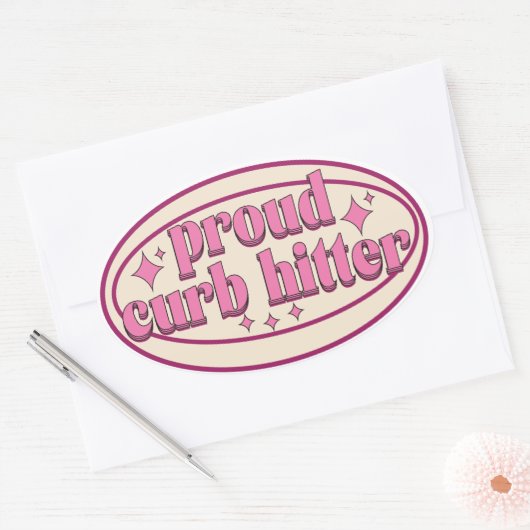 trotse sticker met hitter - curb (Envelop)