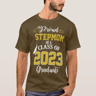 trotse stiefmoeder van 2023 afstuderen t-shirt