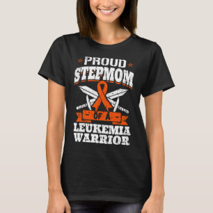 Trotse stiefmoeder van een Leukemie-strijder bewus T-shirt