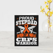 Trotse stiefvader van een CRPS Warrior RSD Awarene Kaart (Gele Bloem)