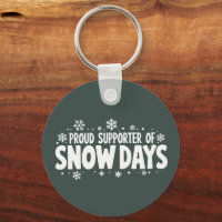Trotse supporter van sneeuwdagen Winter Sneeuwvlok