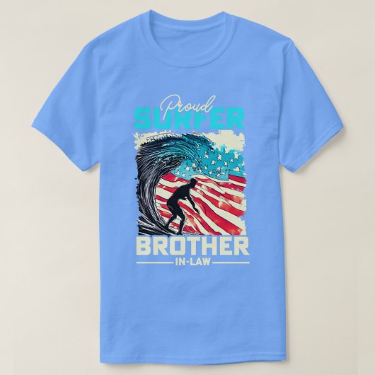 Trotse Surfer BrotherinLaw T-shirt (Design voorkant)