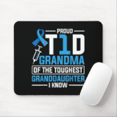 Trotse T1d Oma Opa Diabetes Type 1 Muismat (Met muis)