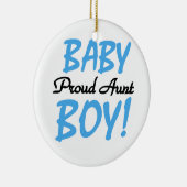 Trotse Tante Baby Boy T-shirts en geschenken Keramisch Ornament (Rechts)