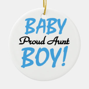 Trotse Tante Baby Boy T-shirts en geschenken Keramisch Ornament